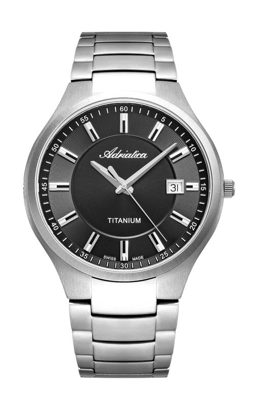 Reloj Adriatica Titanium Plateado